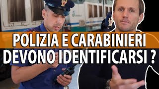 Poliziotti e carabinieri devono identificarsi  avv Angelo Greco [upl. by Walther]