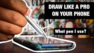 Stylus Pen Review  Draw like a PRO on you phone [upl. by Abrahams544]