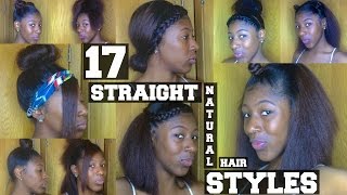 17 NATURAL HAIRSTYLES for Short Naural Hair [upl. by Rurik]