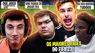 OS MAIORES RAGES DO FIFA 23 COMPILADOS FT ADOLFZZ CASIMIRO PAIVINHA E ENDRICK  Clips engracados [upl. by Eanert]