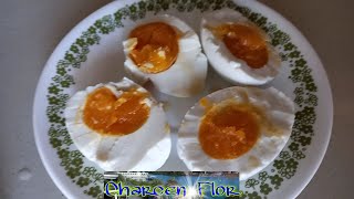 Tips Easy way to unshelled cooked Salted egg Shorts CharcenFlor [upl. by Veats532]