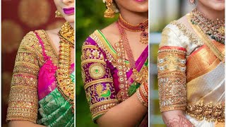 Top 20 Bridal Pattu Saree Blouse Designs [upl. by Kellie]