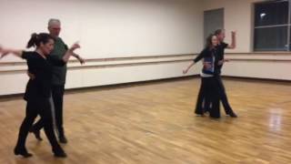 Cha Cha choreography group class continuous locks [upl. by Aneeg]