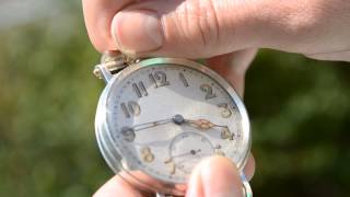 Officers Zenith WW1 trench wrist watch [upl. by Aicxela962]