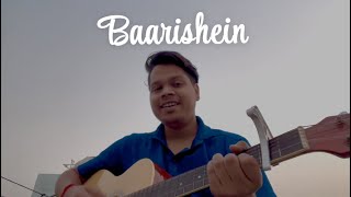 Baarishein Cover  Anuv Jain   Acoustic version [upl. by Ruvolo]