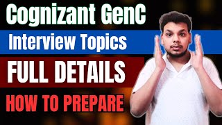 Cognizant GenC Interview Questions  How to Prepare for Cognizant GenC Interview  Cognizant Hiring [upl. by Aruam662]