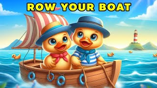 Learn Sing Row Your Boat  Songs For Childrens  Simple Songs  Spend Time With Your Beloved Child🥰 [upl. by Lenny74]