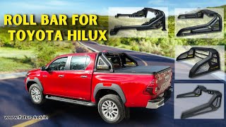 Roll Bar For Toyota Hilux Futurz4x4 [upl. by Nnylear441]