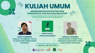 Kuliah Umum Indie Games group Indonesia  Gametech Polimedia [upl. by Ecenaj452]