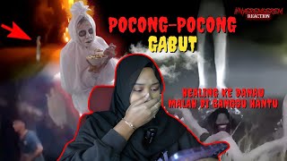 BANYAK BANGET POCONG NANGKRING DI PINGGIR JALAN  nyeremserem reaction [upl. by Sirk787]