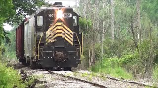 Old Locomotive on Ancient Rail NDampW Railroad [upl. by Nyer]