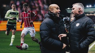 Behindthescenes at Bristol City vs Manchester City 🎥 RED ZONE [upl. by Suravat]