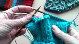 Kelleys Mitten Class  Thumb Gusset Set Up Part 2  Knitting Tutorial [upl. by Aina]