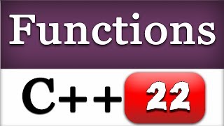 Introduction to CPP Functions  Subroutines  C Video Tutorial [upl. by Lubeck]