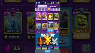 mazo para salir de combatientes 🫡ClashRoyale [upl. by Einahpats]