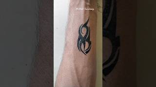 Simple Tattoo DesignMaking With Pen video [upl. by Gene]