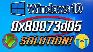 How to Fix Microsoft Store Error 0x80073d05 in Windows 10  4 Solutions 2024 [upl. by Trudnak736]