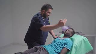 Examination of the Jugular Venous Pressure Maneuver [upl. by Wilder]