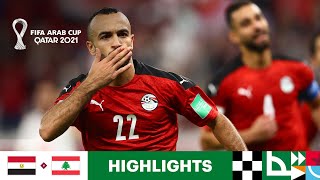 Egypt v Lebanon  FIFA Arab Cup Qatar 2021  Match Highlights [upl. by Aissila616]