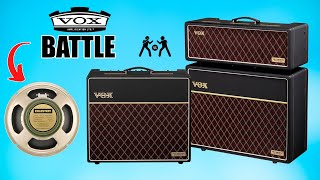 New VOX AC30 vs VOX AC15 Handwired Greenback Edition Sound Test [upl. by Dnalro]