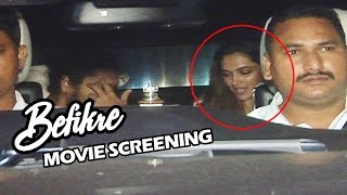 Deepika Padukone At RanveerVaanis Befikre Movie Screening [upl. by Puto713]