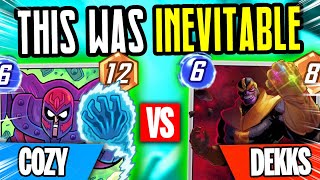 These decks are DERANGED  Marvel Snap Battle Mode vs cozysnap [upl. by Enasus]