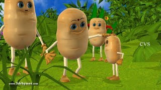 Aloo kachaloo Hindi poem  3D Animation Hindi Nursery rhymes for children Aalu kachalu beta [upl. by Yrtnahc]