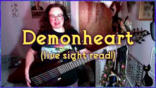 LIVE SIGHT READ Luca Turilli  Demonheart [upl. by Euqirat]