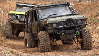 RC CRAWLER Extreme Models 4x4 off Road Group Rc Trail Festival Scale 110 Crawler Park [upl. by Hannan]