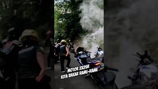 Motor Zx25r kita bakar rame rame motovlog sunmori motovlogindonesia motovlogger sunmoricheck [upl. by Eselehs]