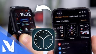 Individuelle Apple Watch Faces KOSTENLOS installieren iOS 15 und watchOS 8⌚️  NilsHendrik Welk [upl. by Lairret297]