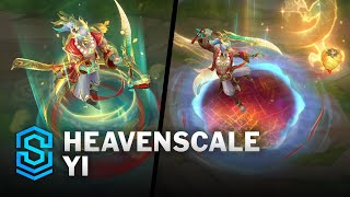 Heavenscale Yi Skin Spotlight  PreRelease  PBE Preview  League of Legends [upl. by Fennell]