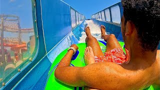 The Extruder Water Coaster Ride at Meryal Waterpark Qatar [upl. by Onin]