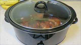 How To Make Honey Garlic Chicken Thighs In The Crock Pot [upl. by O'Shee]