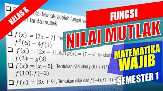 Fungsi Nilai Mutlak [upl. by Schoenberg]