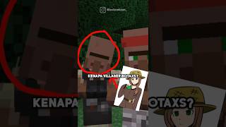 Kenapa Villager Botak minecraft minecraftindonesia [upl. by Nirrac774]