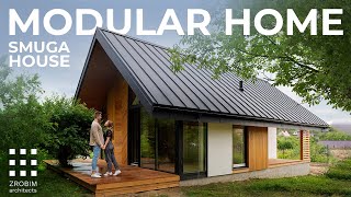 Prefab Modular Home overview of modern sustainable architecture [upl. by Prochora341]