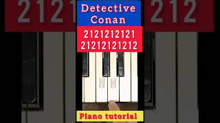 Detective Conan theme easy piano tutorial [upl. by Paza]