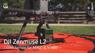 DJI Zenmuse L2 LiDAR Sensor for DJI M300 amp M350 [upl. by Enniotna]