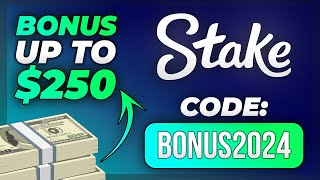 STAKE PROMO CODE  up to 250 Deposit Bonus  21 Stake Promo Code [upl. by Nrubloc]