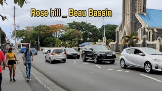 Rose hill  Beau Bassin walking tour  Part3   Mauritius [upl. by Akoyn]