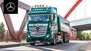 Marcel and his Actros 1851  MercedesBenz Trucks [upl. by Nairot]