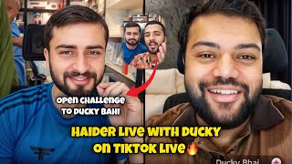 Haider Shah Live Match With Ducky Bahi 😳  Rajab Butt Open Challenge To Ducky Bahi 😱 [upl. by Htrahddis]