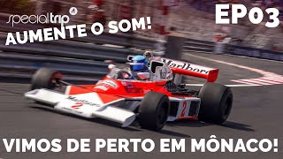 Como é ver os F1 das décadas de 60 a 80 AO VIVO EM MÔNACO Special Trip FlatOut EP 03 [upl. by Enelam560]