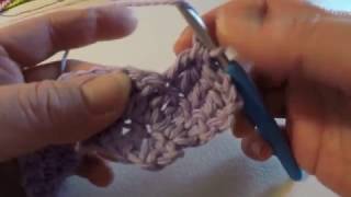 Crochet Increase and Decrease Double Stitch Beginner Crochet [upl. by Narba]