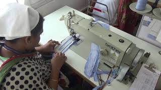 How to collar band join for shirt in Garments Factory [upl. by Nawed303]