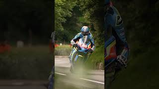 🇮🇲 Manxman Michael Evans flying through Glen Helen 🔥  Isle of Man TT Races TT2024 motorsport [upl. by Annayk]