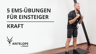 5 EMS Übungen für Einsteiger– Krafttraining [upl. by Dyrrej81]