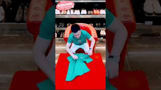 Cloth folding hacks 108 diyideas dailyhacks youtubeshorts shorts [upl. by Akinor]