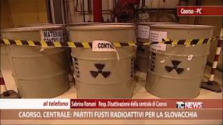 Caorso centrale partiti fusti radioattivi per la Slovacchia [upl. by Adnawal]